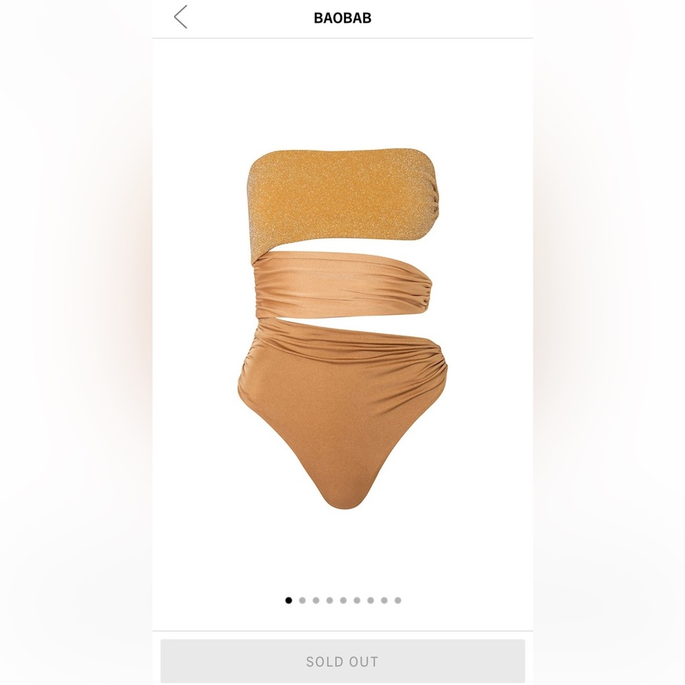 Baobab - Isla Strapless Cut-Out One-Piece Swimsuit - SOLD OUT
